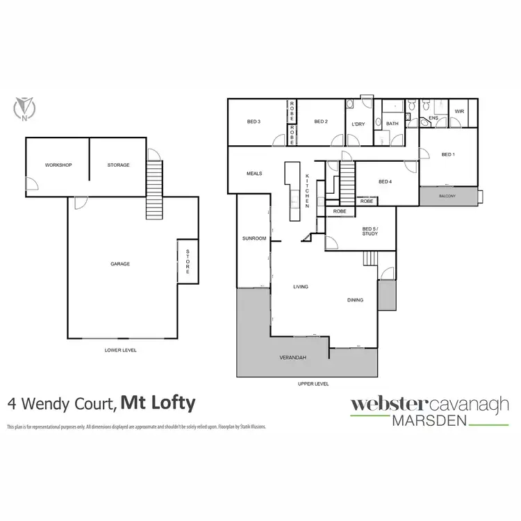 Floorplan of Homely house listing, 4 Wendy Court, Mount Lofty QLD 4350
