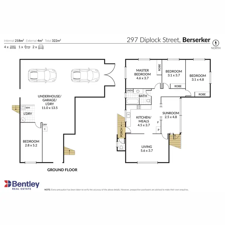 Floorplan of Homely house listing, 297 Diplock Street, Berserker QLD 4701