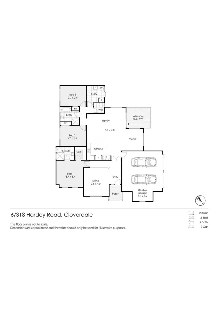 Floorplan of Homely house listing, 6/318 Hardey Road, Cloverdale WA 6105