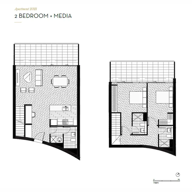 Floorplan of Homely apartment listing, 2021/303 Botany Road, Zetland NSW 2017