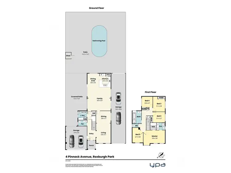 Floorplan of Homely house listing, 4 Pinnock Avenue, Roxburgh Park VIC 3064