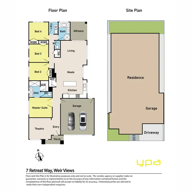 Floorplan of Homely house listing, 7 Retreat Way, Weir Views VIC 3338