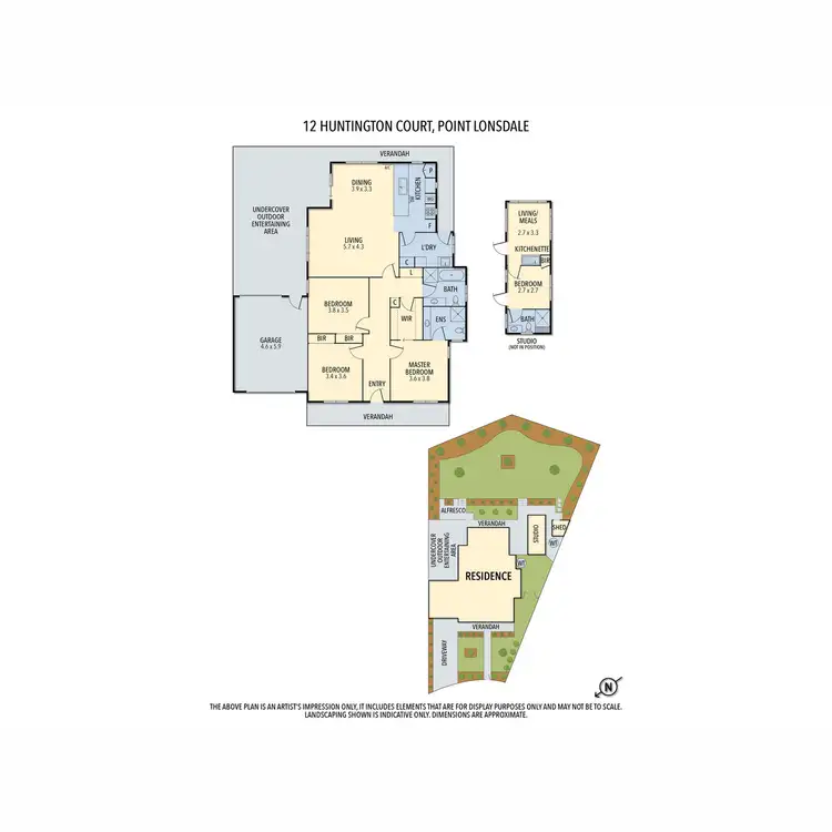 Floorplan of Homely house listing, 12 Huntington Court, Point Lonsdale VIC 3225