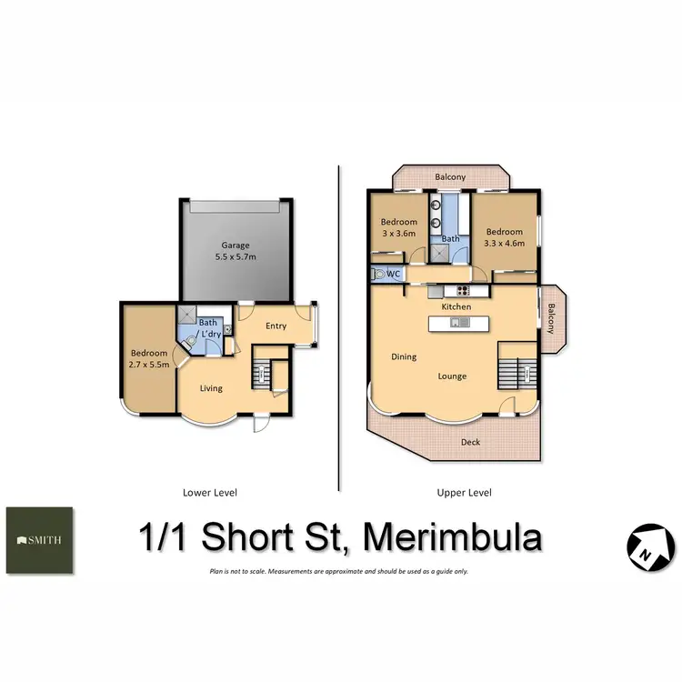Floorplan of Homely townhouse listing, 1/1 Short Street, Merimbula NSW 2548