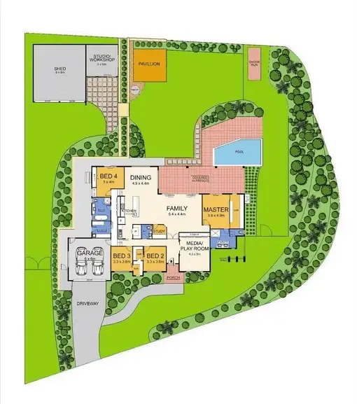 Floorplan of Homely house listing, 66 Palmview Forest Drive, Palmview QLD 4553