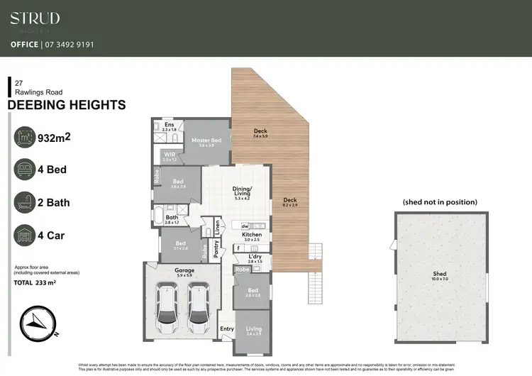 Floorplan of Homely house listing, 27 Rawlings Road, Deebing Heights QLD 4306