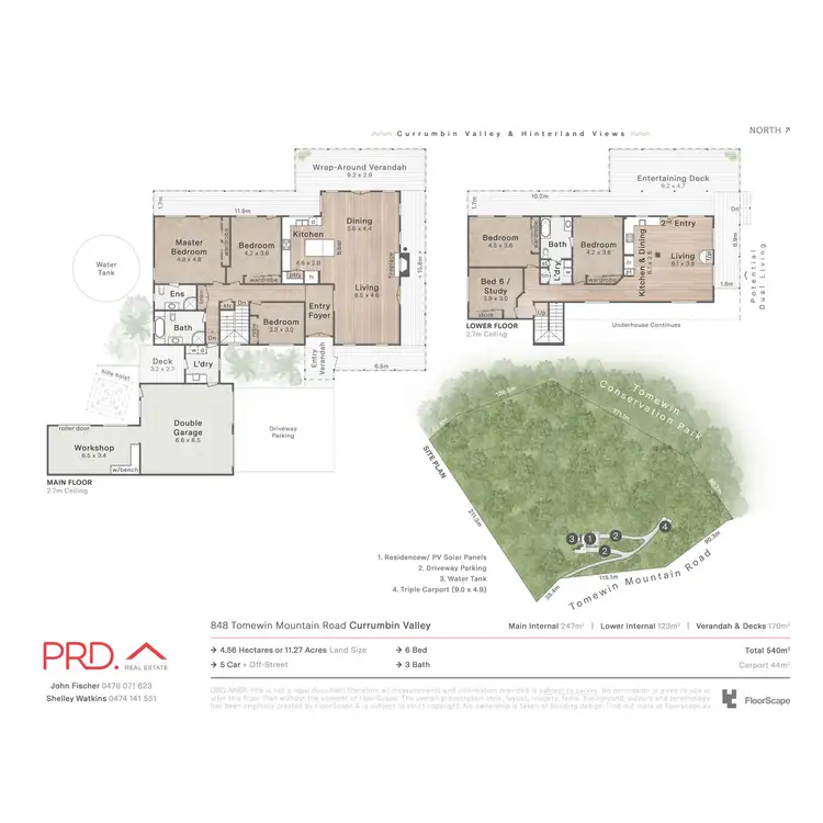 Floorplan of Homely house listing, 848 Tomewin Mountain Road, Currumbin Valley QLD 4223