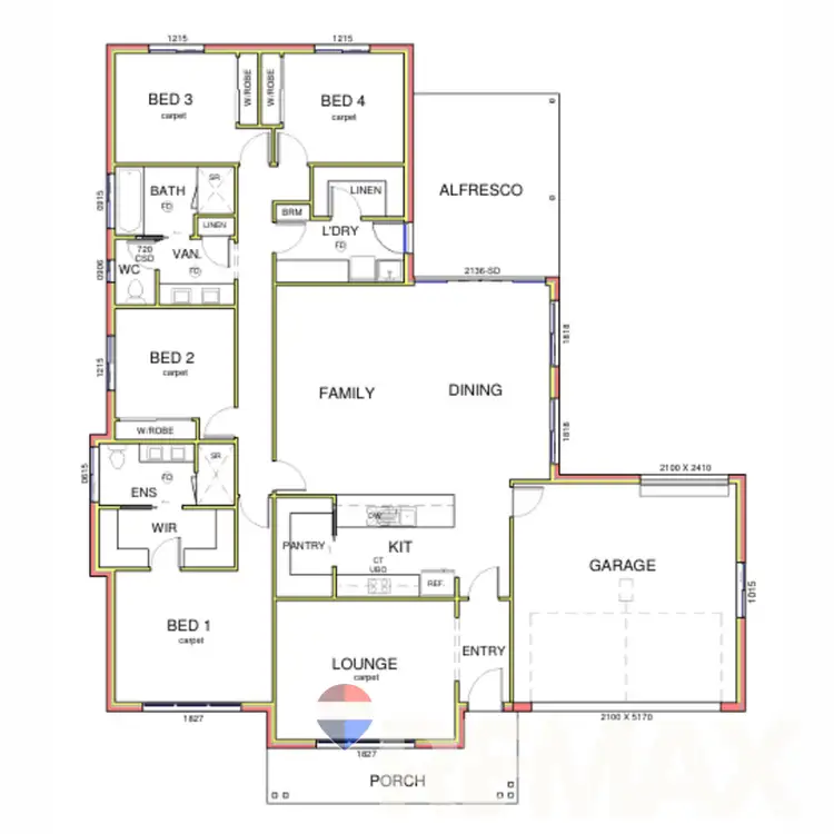 Floorplan of Homely house listing, 18 Hayes Crescent, Junee NSW 2663