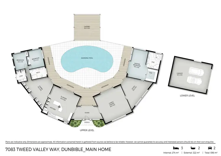 Floorplan of Homely house listing, 7083 Tweed Valley Way, Dunbible NSW 2484