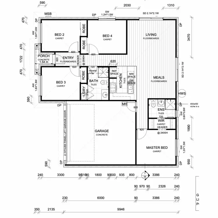Floorplan of Homely house listing, 24 Rockingham Circuit, Harkness VIC 3337