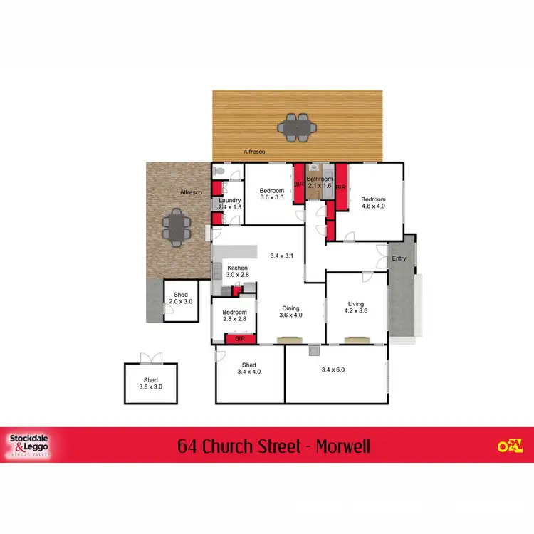 Floorplan of Homely house listing, 64 Church Street, Morwell VIC 3840