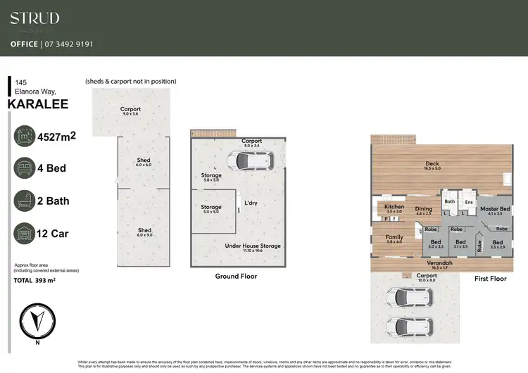 Floorplan of Homely house listing, 145 Elanora Way, Karalee QLD 4306