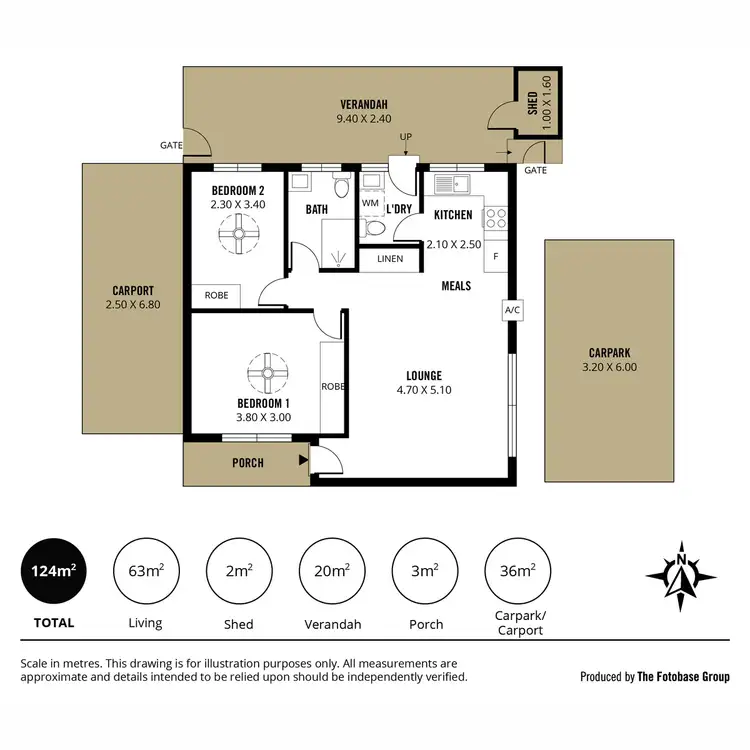 Floorplan of Homely unit listing, 6/14 Alice Street, Plympton SA 5038