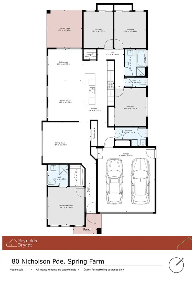 Floorplan of Homely house listing, 80 Nicholson Parade, Spring Farm NSW 2570