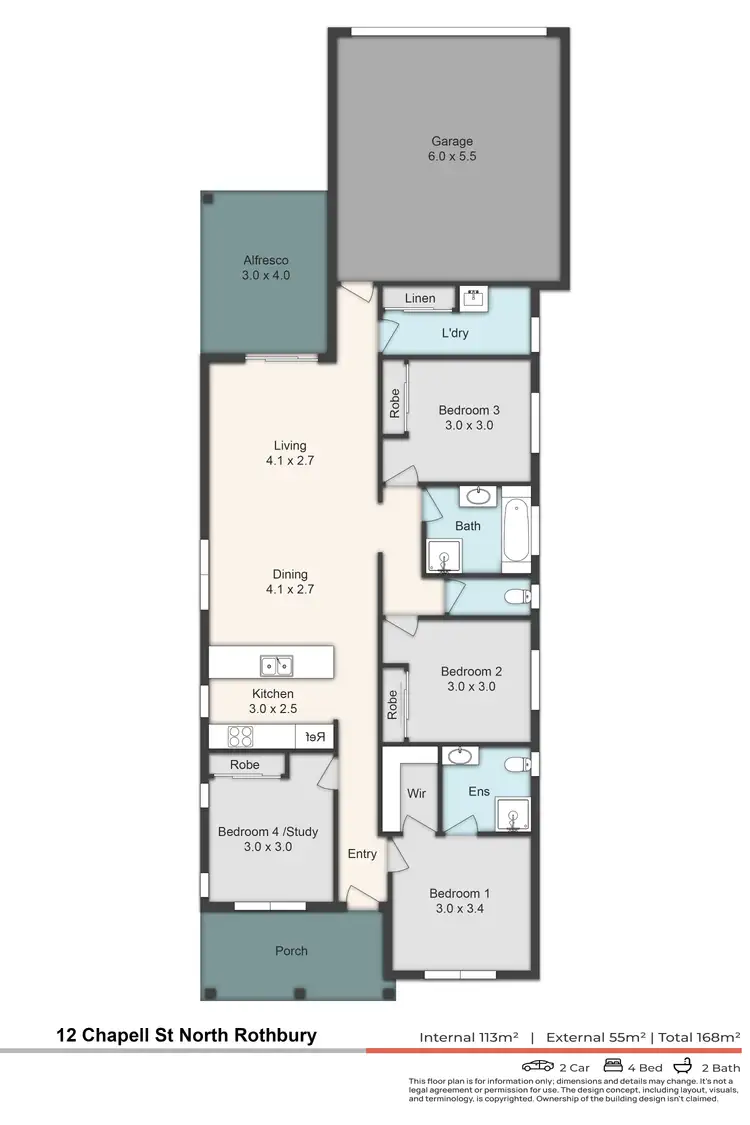 Floorplan of Homely house listing, 12 Chapell Street, North Rothbury NSW 2335