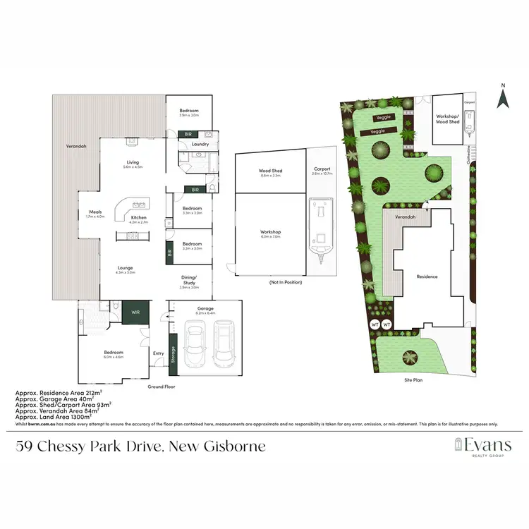 Floorplan of Homely house listing, 59 Chessy Park Drive, New Gisborne VIC 3438