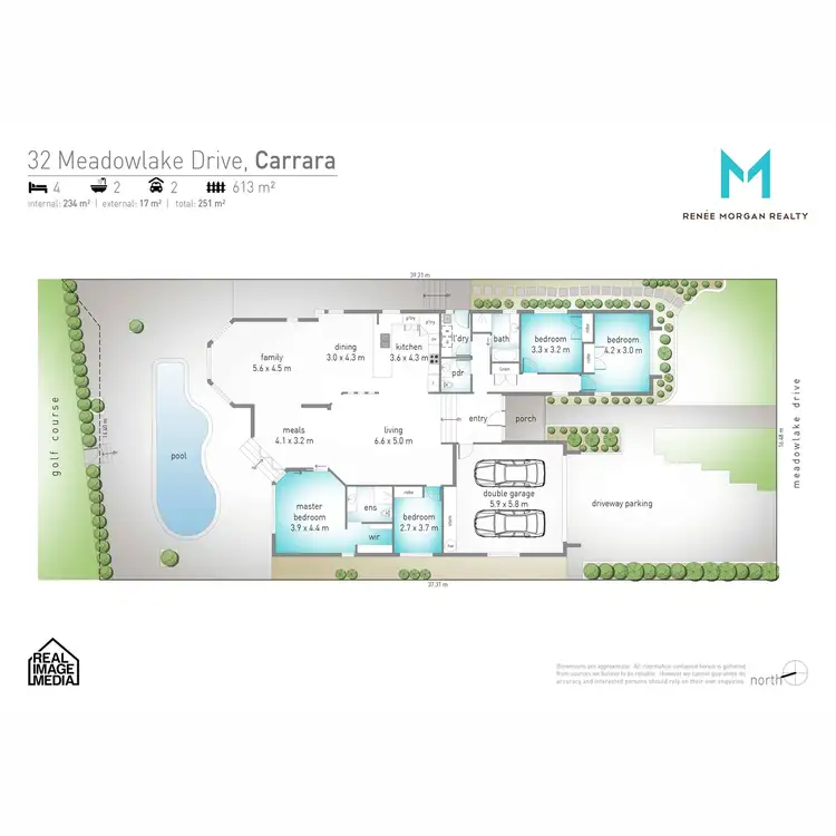 Floorplan of Homely house listing, 32 Meadowlake Drive, Carrara QLD 4211