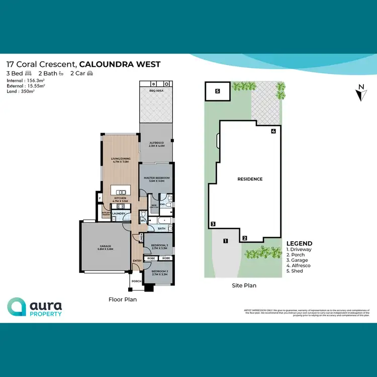 Floorplan of Homely house listing, 17 Coral Crescent, Caloundra West QLD 4551