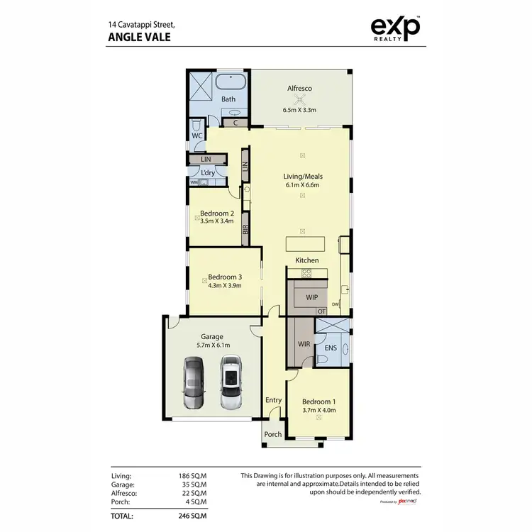 Floorplan of Homely house listing, 14 Cavatappi Street, Angle Vale SA 5117