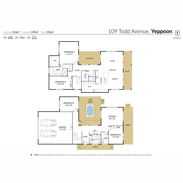Floorplan of Homely house listing, 109 Todd Avenue, Yeppoon QLD 4703