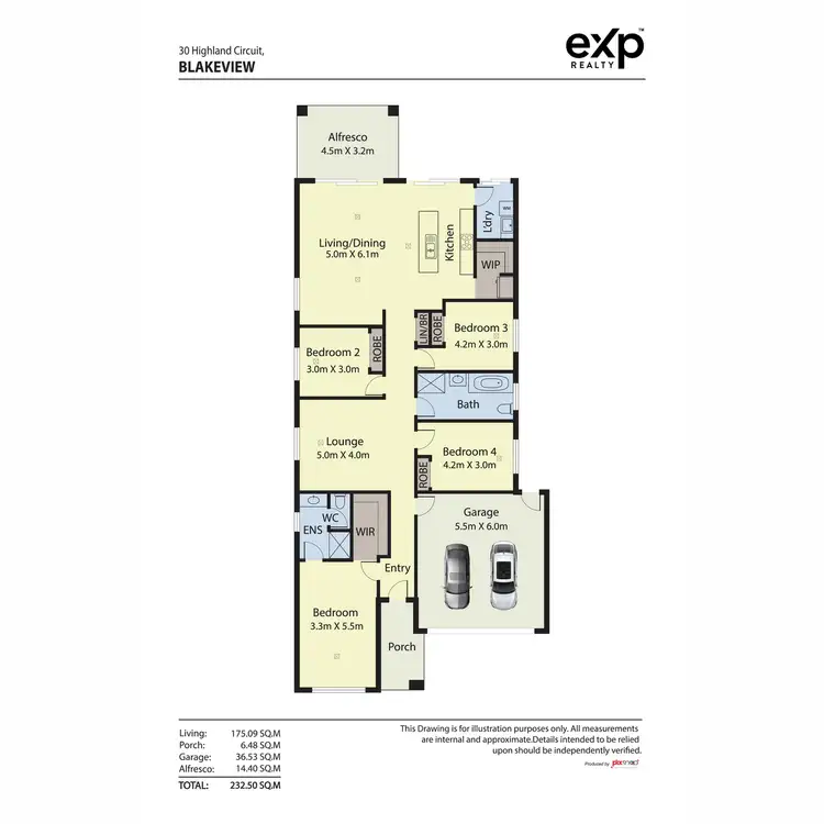 Floorplan of Homely house listing, 30 Highland Circuit, Blakeview SA 5114