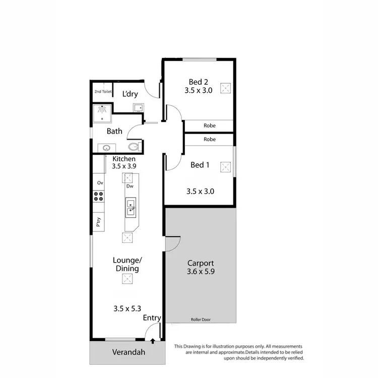 Floorplan of Homely house listing, 44/60A Strathaird Boulevard, Smithfield SA 5114