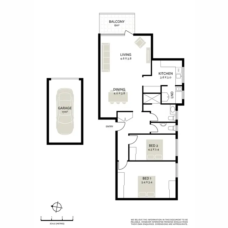 Floorplan of Homely apartment listing, 14/104 Lower St Georges Crescent, Drummoyne NSW 2047