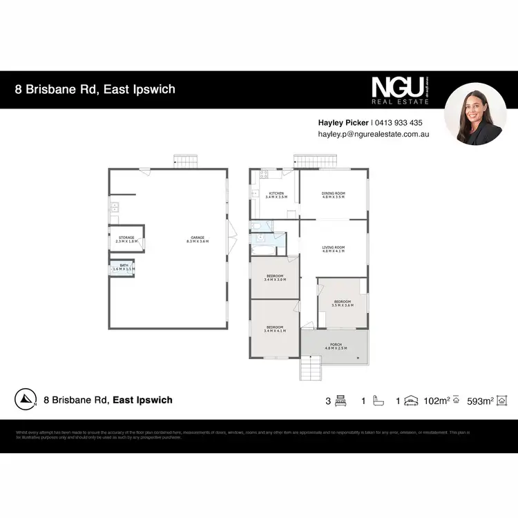 Floorplan of Homely house listing, 8 Brisbane Road, East Ipswich QLD 4305