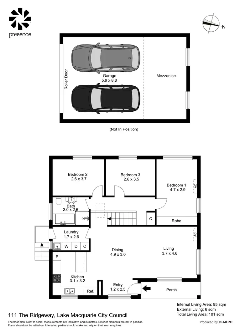 Floorplan of Homely house listing, 111 The Ridgeway, Bolton Point NSW 2283
