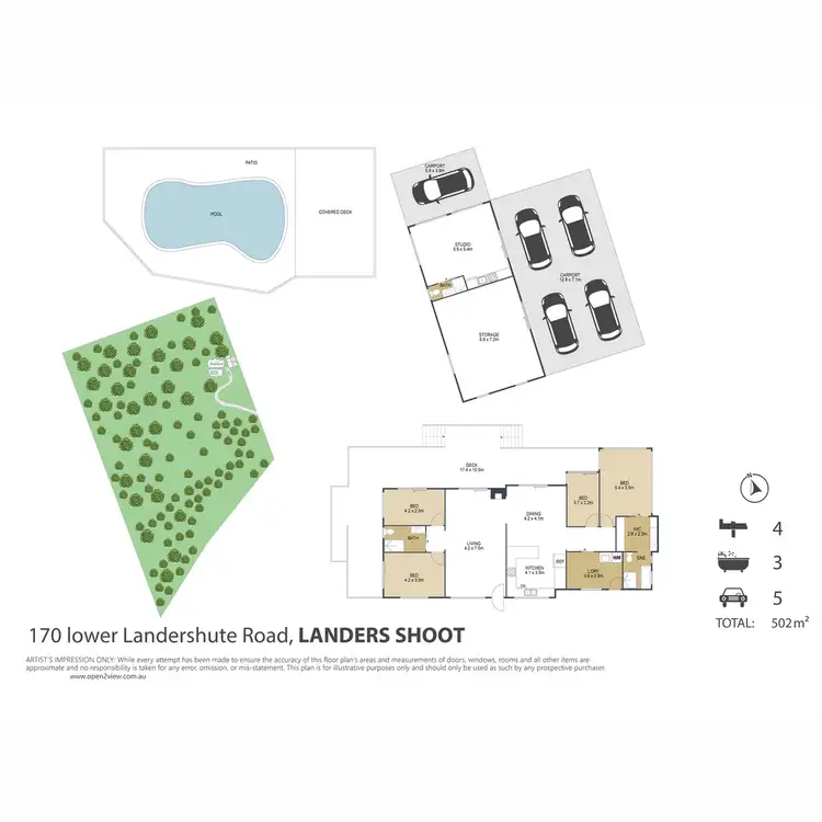 Floorplan of Homely rural property listing, 170 Lower Landershute Road, Landers Shoot QLD 4555