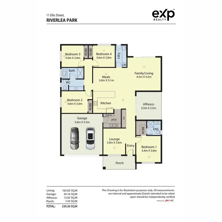 Floorplan of Homely house listing, 11 Ellis Street, Riverlea Park SA 5120