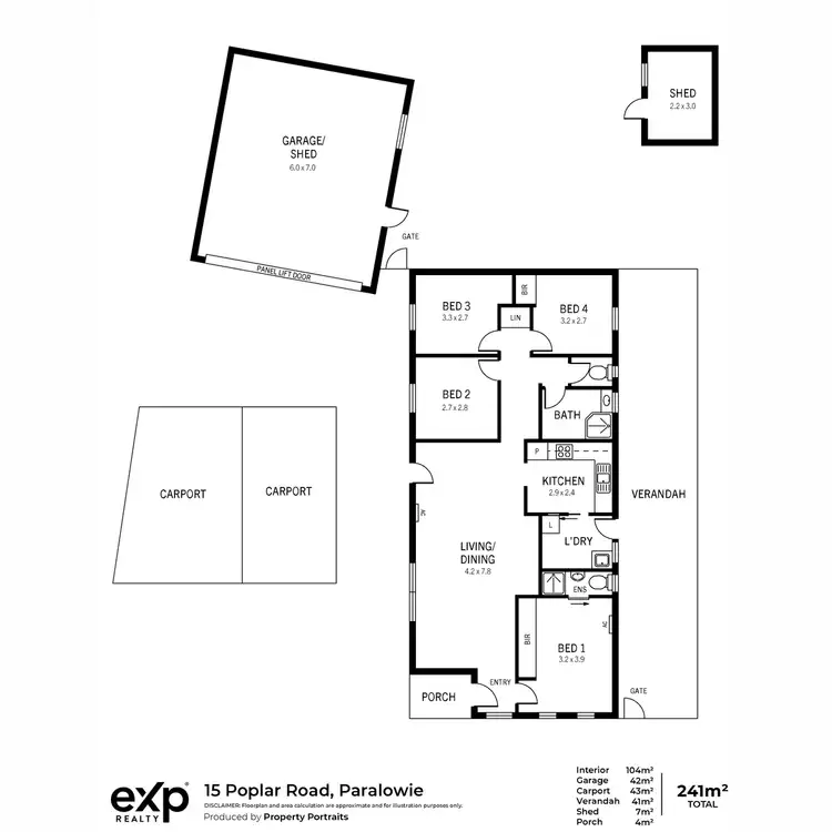 Floorplan of Homely house listing, 15 Poplar Road, Paralowie SA 5108