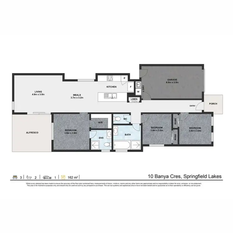 Floorplan of Homely house listing, 10 Banya Crescent, Springfield Lakes QLD 4300