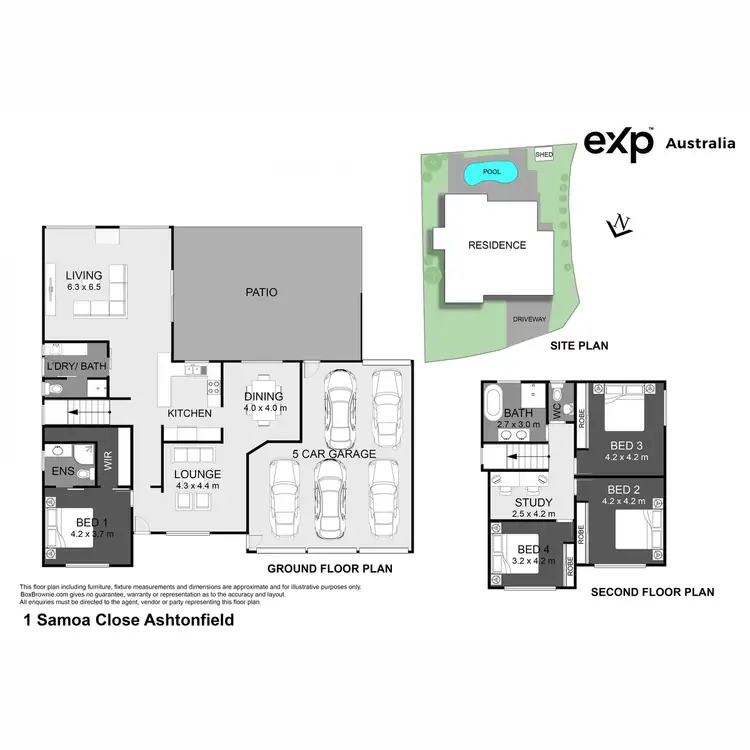 Floorplan of Homely house listing, 1 Samoa Close, Ashtonfield NSW 2323