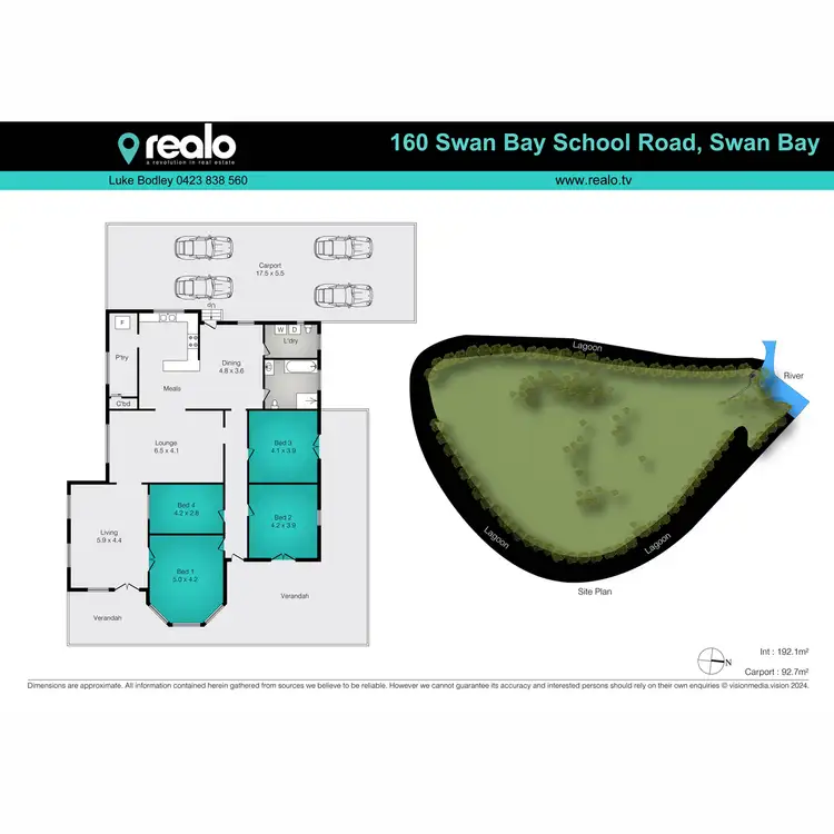 Floorplan of Homely rural property listing, 160 Swan Bay School Road, Coraki NSW 2471