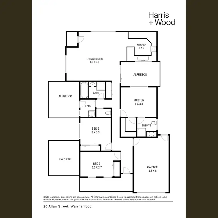 Floorplan of Homely house listing, 20 Allan Street, Warrnambool VIC 3280