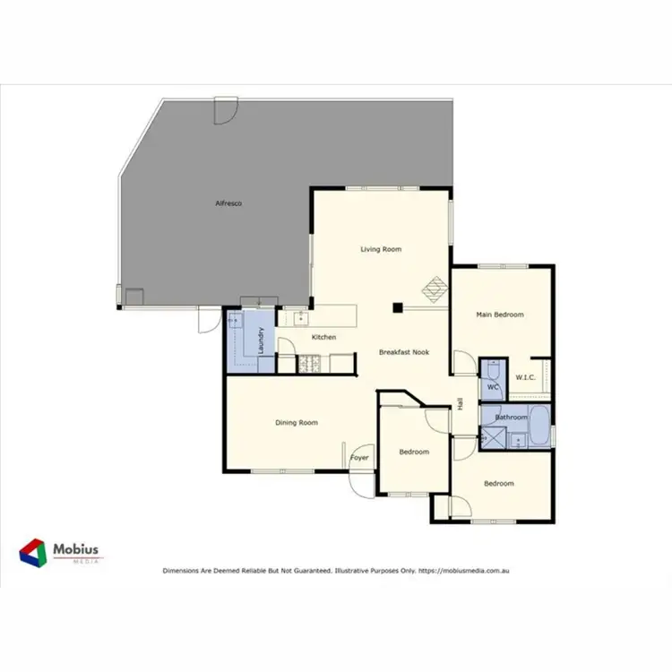 Floorplan of Homely house listing, 72 Peelwood Parade, Halls Head WA 6210