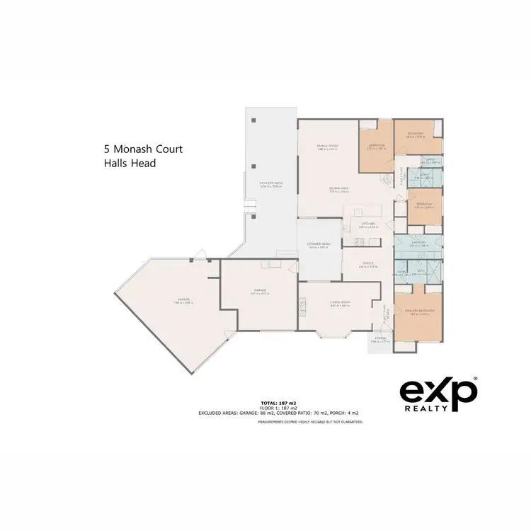 Floorplan of Homely house listing, 5 Monash Court, Halls Head WA 6210
