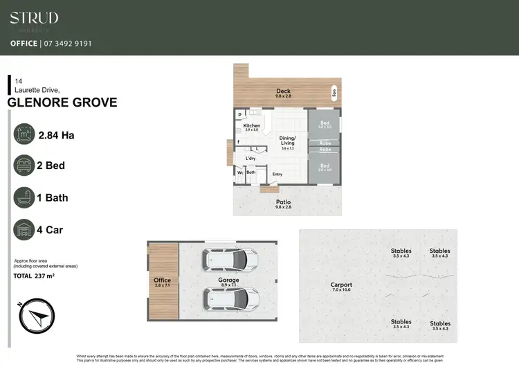 Floorplan of Homely house listing, 14 Laurette Drive, Glenore Grove QLD 4342