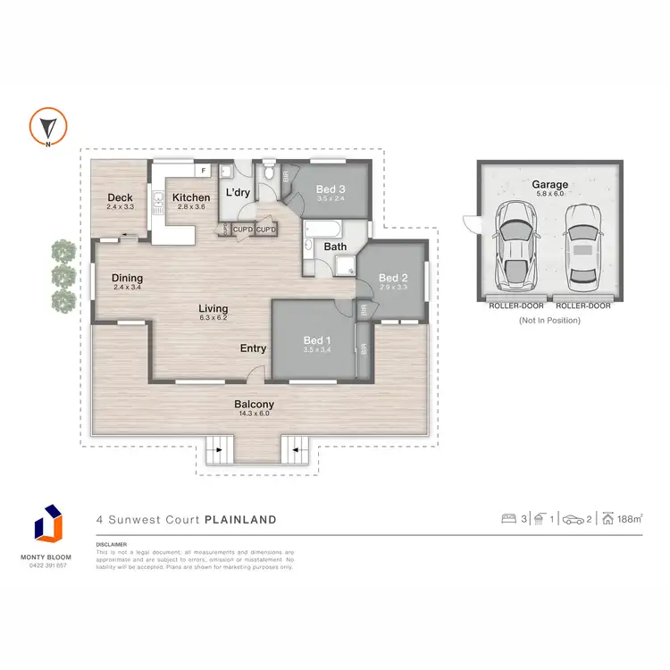 Floorplan of Homely house listing, 4 Sunwest Court, Plainland QLD 4341