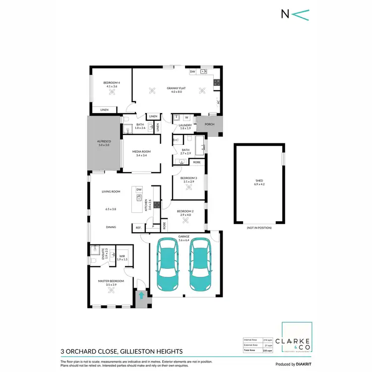 Floorplan of Homely house listing, 3 Orchard Close, Gillieston Heights NSW 2321