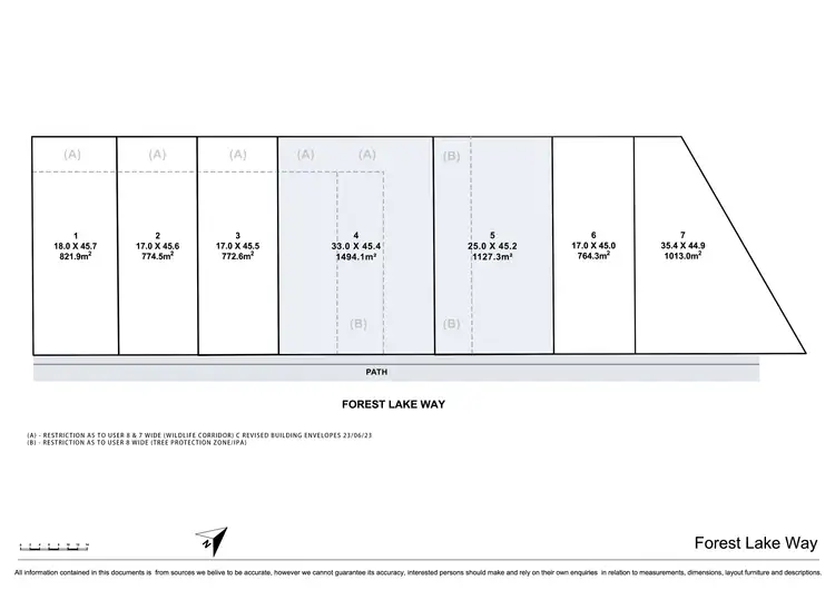 Floorplan of Homely land listing, LOT 5, 10 Forest Lake Way, Toronto NSW 2283