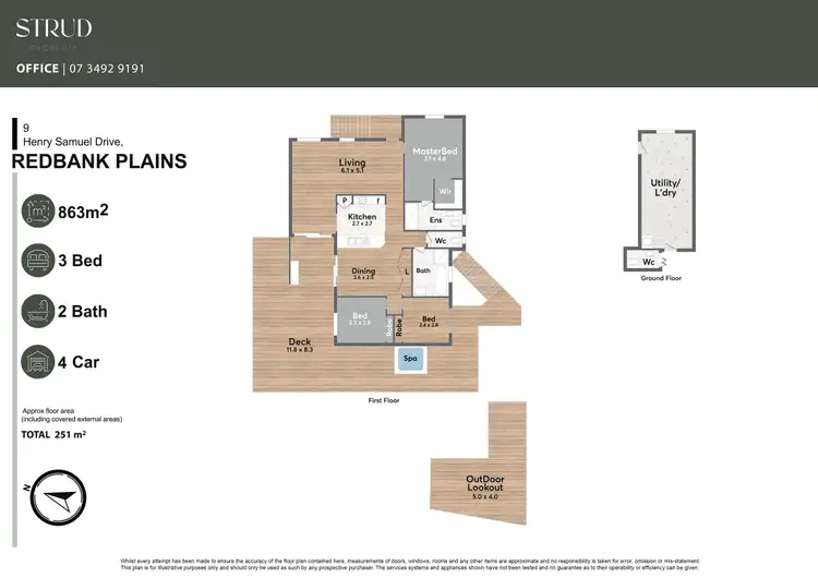 Floorplan of Homely house listing, 9 Henry Samuel Drive, Redbank Plains QLD 4301