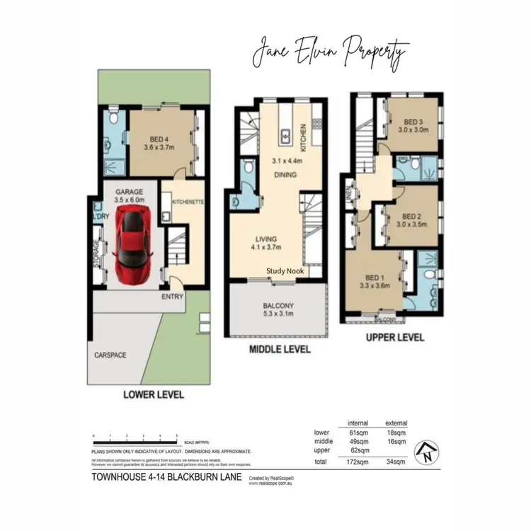 Floorplan of Homely townhouse listing, 4/14 Blackburn Lane, Moorooka QLD 4105