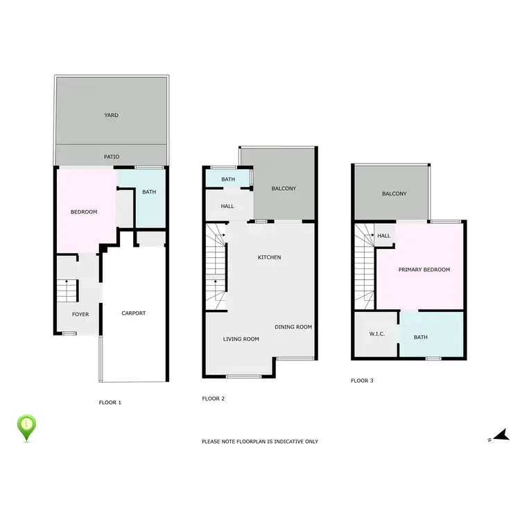 Floorplan of Homely townhouse listing, 20/10-12 Flinders Street, West Gladstone QLD 4680