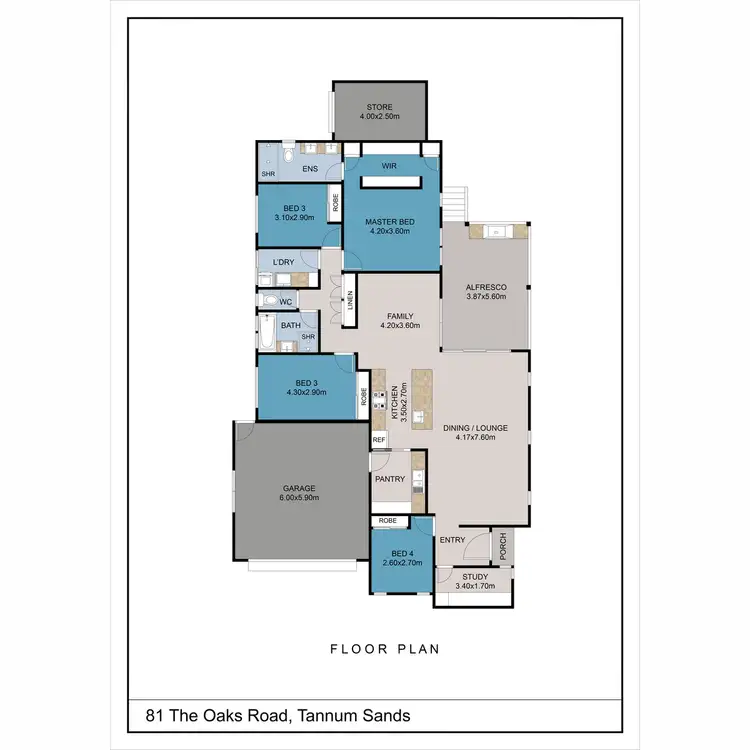 Floorplan of Homely house listing, 81 The Oaks Road, Tannum Sands QLD 4680