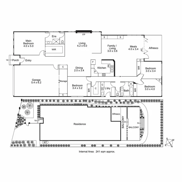 Floorplan of Homely house listing, 4 Georgiana Place, Mccrae VIC 3938