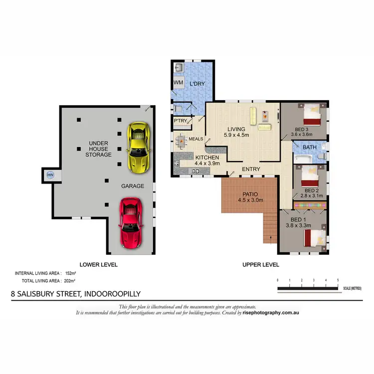 Floorplan of Homely house listing, 8 Salisbury Street, Indooroopilly QLD 4068