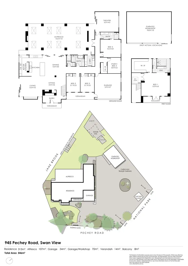 Floorplan of Homely house listing, 945 Pechey Road, Swan View WA 6056