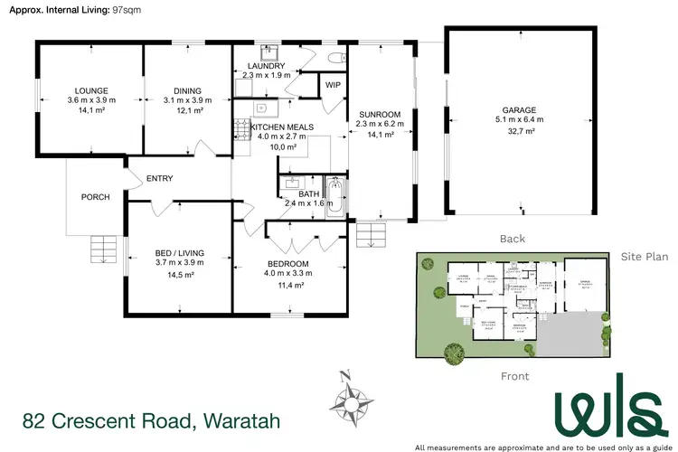 Floorplan of Homely house listing, 82 Crescent Road, Waratah NSW 2298